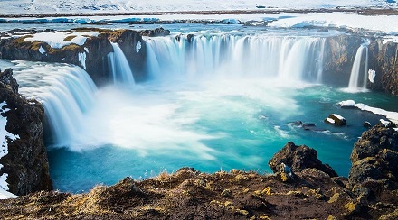 Gullfoss Şelalesi İzlanda absurdizi.com